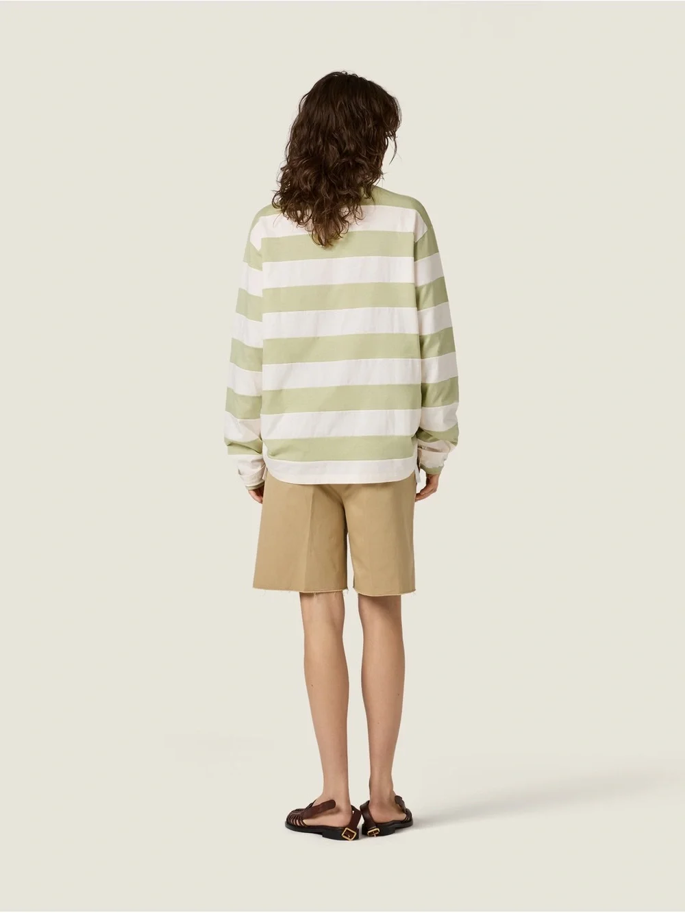 Miu Miu Striped jersey polo shirt It36 - Picture 4 of 6